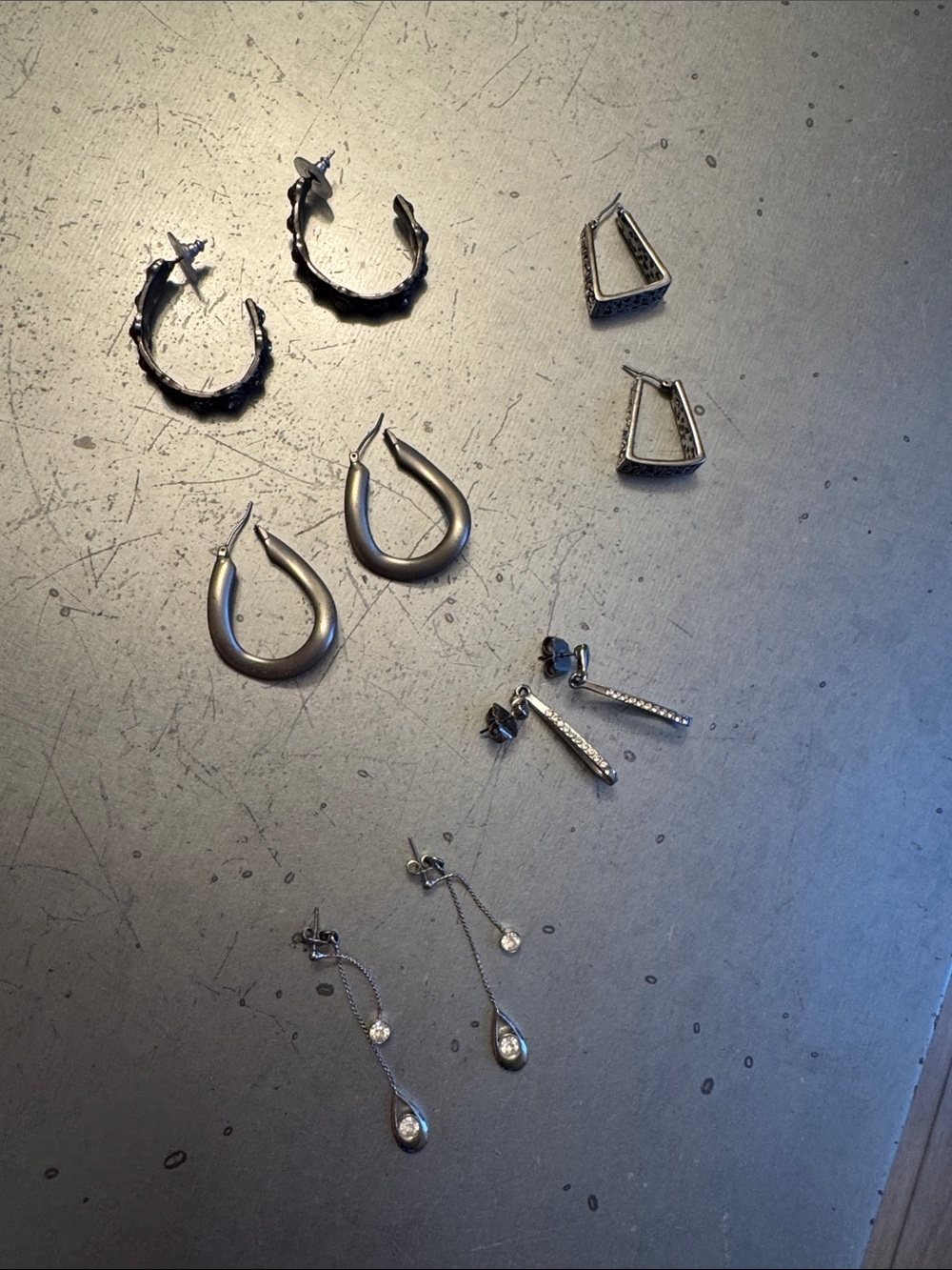 Lia Sophia set of 5 pairs of earrings